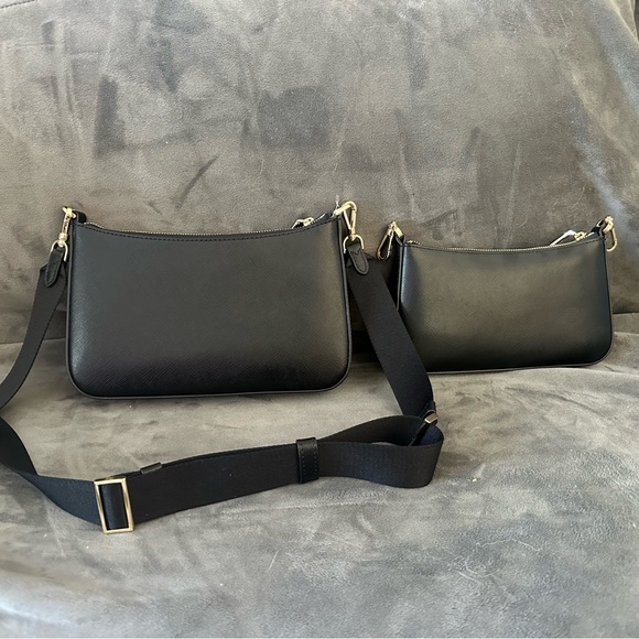 Kate Spade Black Crossbody Bag with Gold Accents - Picture 4 of 9